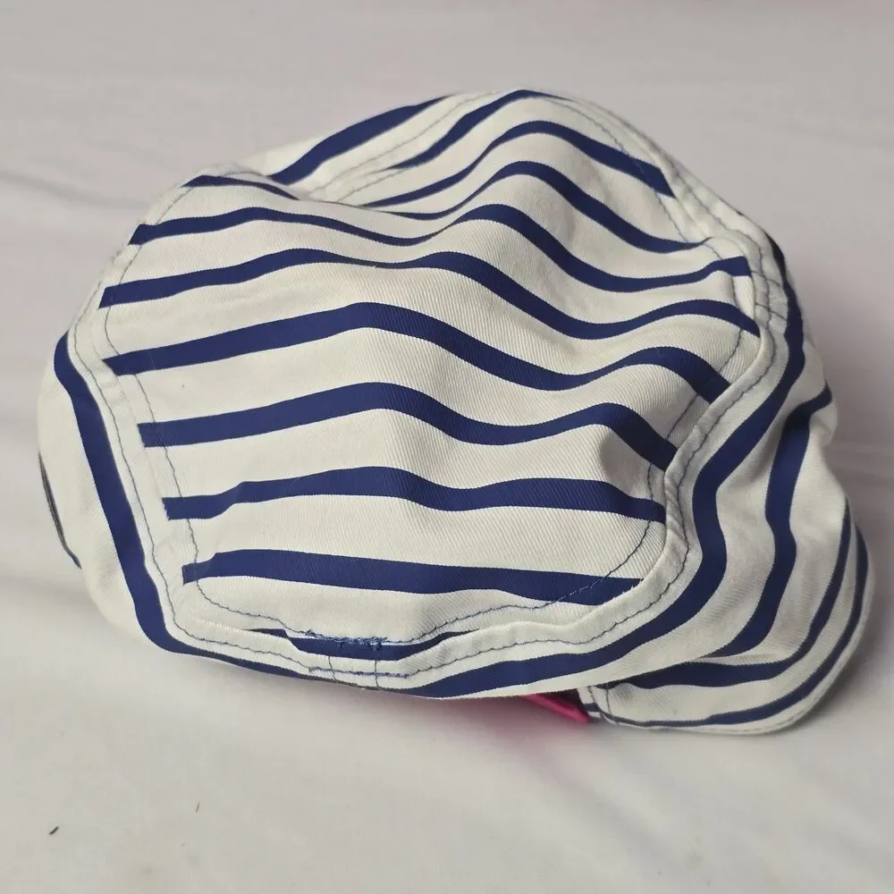 Disney Parks Striped‎ LOVE Mickey Minnie Mouse Stripes Adult Cadet Hat Cap